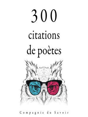 cover image of 300 citations de poètes